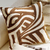 Brown Plush Luxury Cushion Cover