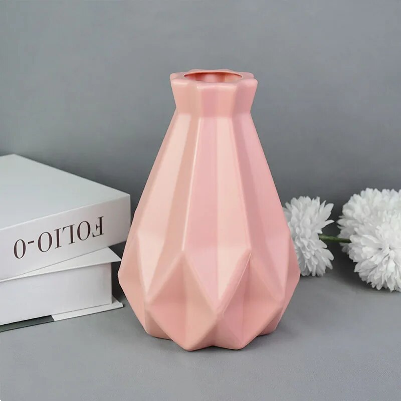 Modern Ribbed Vase