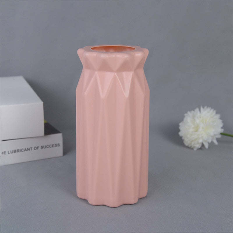 Modern Ribbed Vase