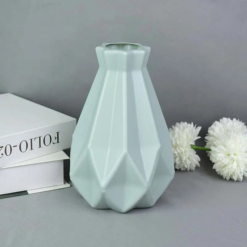 Modern Ribbed Vase