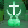 Worship Hands Cross LED Night Lamp