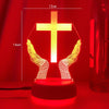 Worship Hands Cross LED Night Lamp