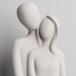 Hugging Lovers Abstract Sculpture