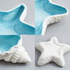 White Ceramic Shell Jewellery Tray