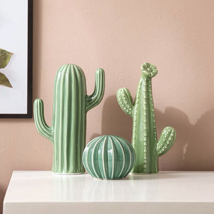 Ceramic Cactus Furnishing Ornaments