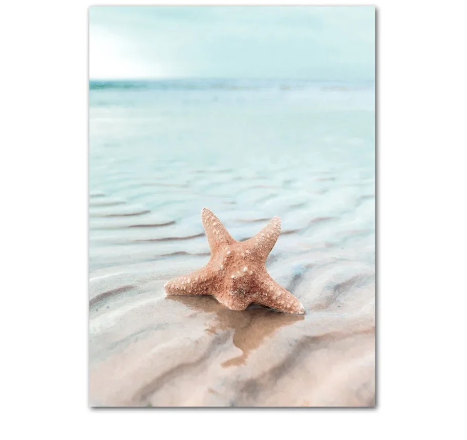 Sunset Beach Print Wall Art