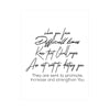 Inspirational Cursive Quotes Printed Wall Art