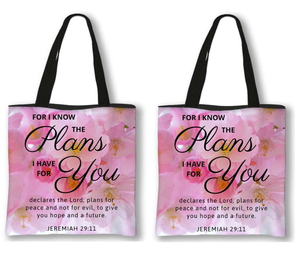 Christian Uplifting Quote Tote Shoulder Bag