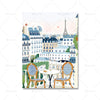 Painting Style City Travel Printed Wall Art