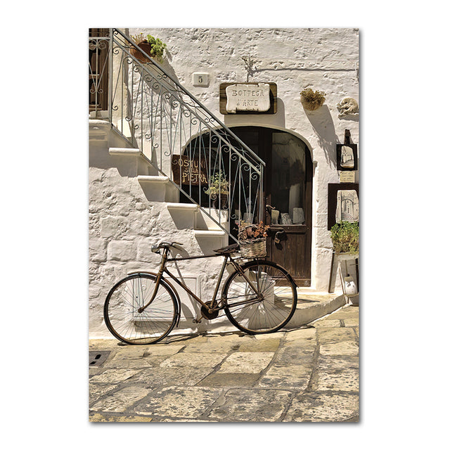 Italian Town Lifestyle Print Wall Art