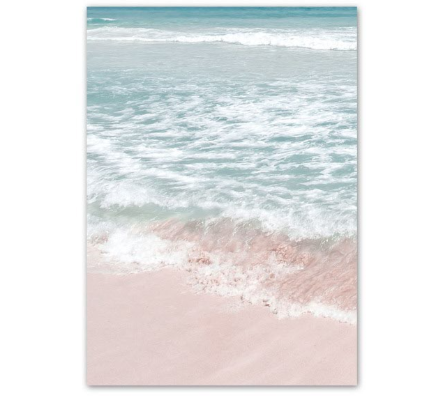 Aegean Beach Scenic Printed Wall Art