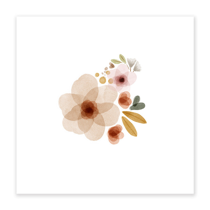 Light Apricot Nursery Printed Wall Art