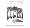 Black & White International Cities Printed Wall Art