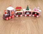 Holiday Express Christmas Wooden Train Decoration