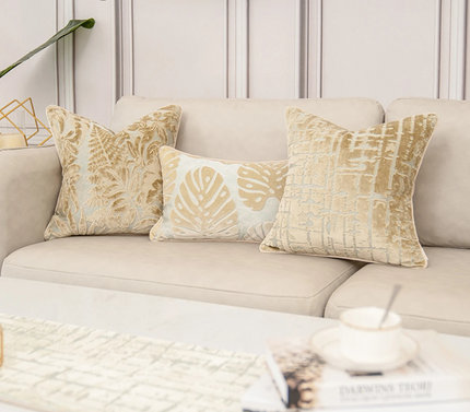 Velora Velvet Bloom Cushion Cover