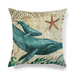 Marine Ocean Pattern Cushion Cover