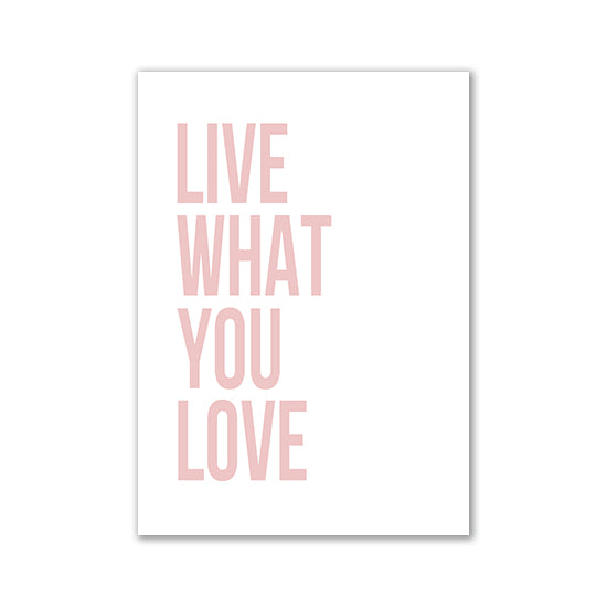 Pink Aesthetic Printed Wall Art