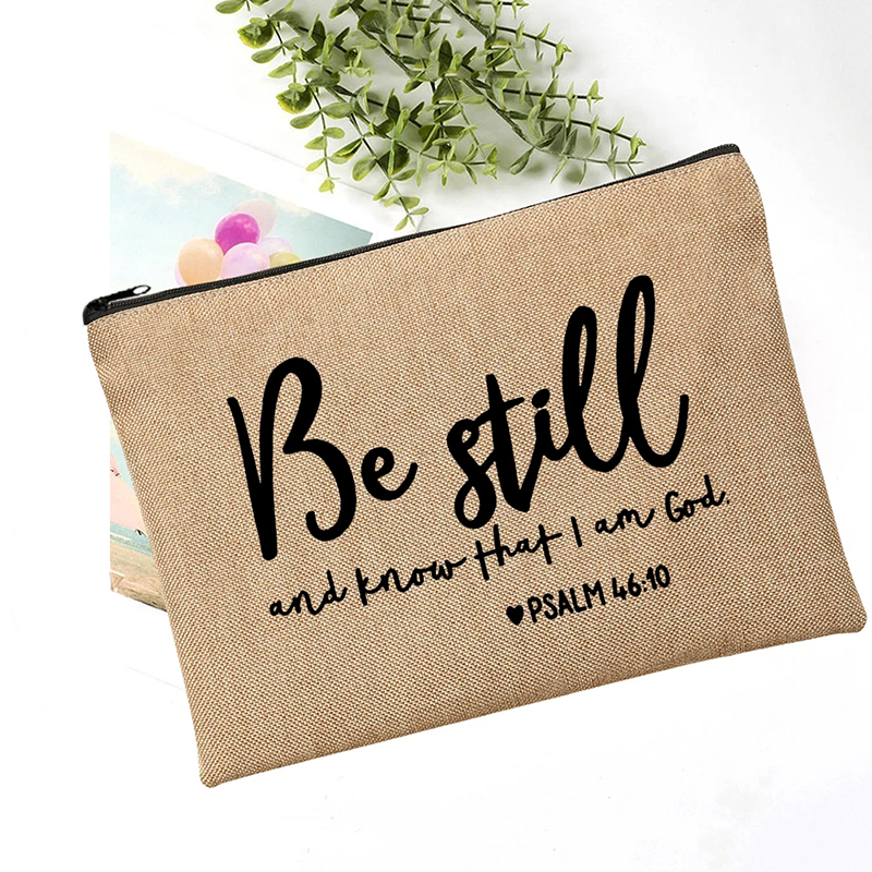 Bible Quote Cosmetics/Toiletry Bag