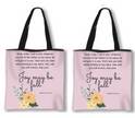 Christian Uplifting Quote Tote Shoulder Bag