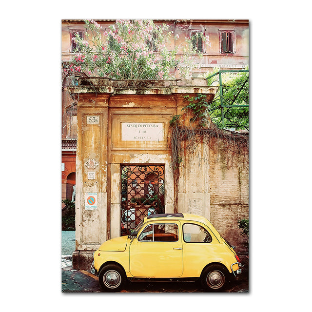 Italian Town Lifestyle Print Wall Art