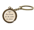 Faith & Strength Inspirational Christian Vintage Style Keychain