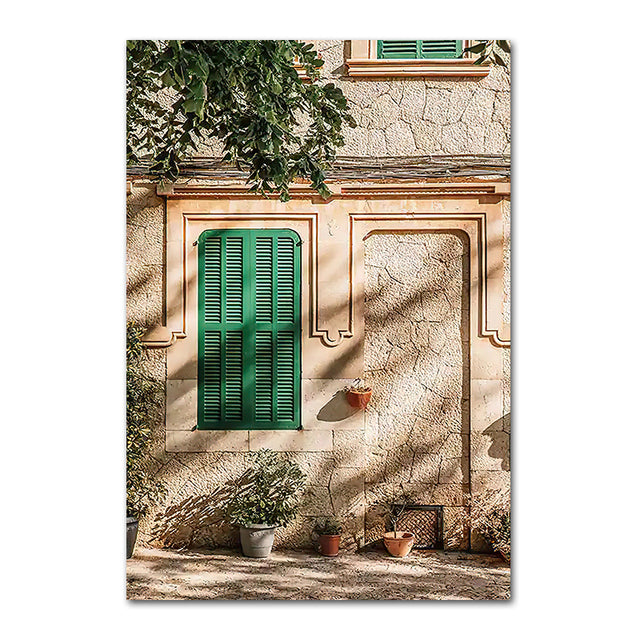 Italian Town Lifestyle Print Wall Art