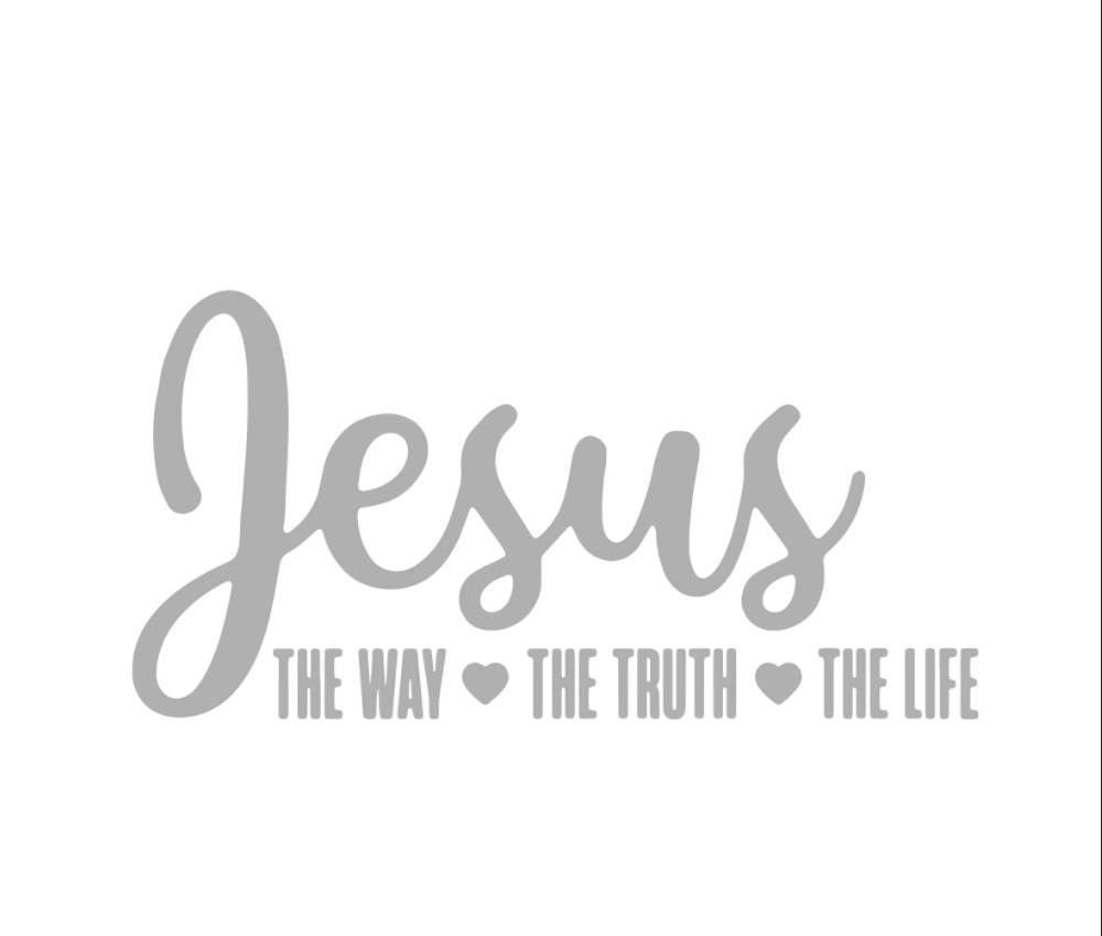 Jesus The Way, The Truth, The Life Decal Sticker