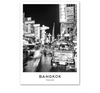 Black & White International Cities Printed Wall Art