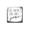 Bible Verse Floral Glass Dome Fridge Magnets