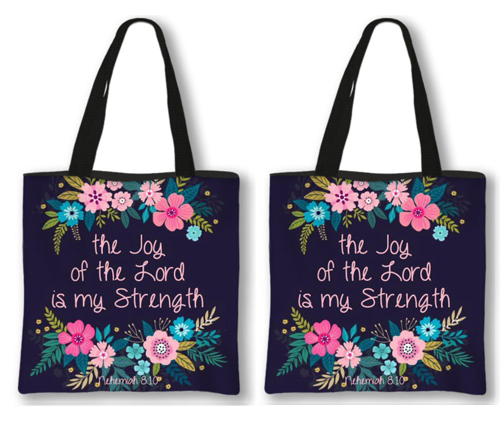 Uplifting Bible Quote Tote Bag