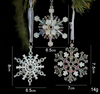 Ice Crystal Christmas Tree Ornaments