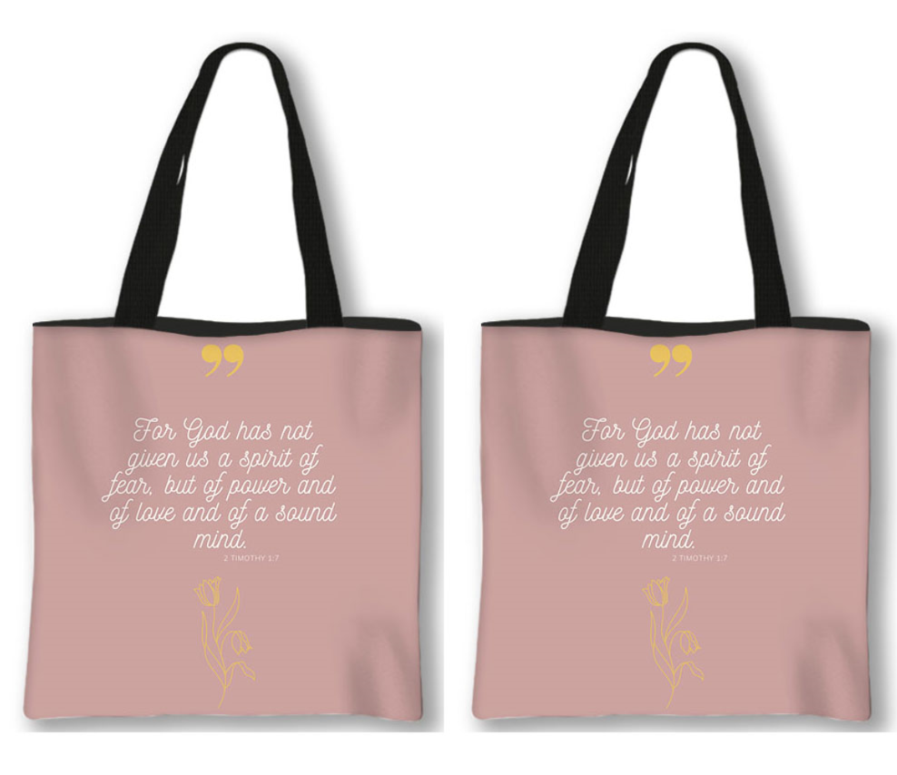 Christian Uplifting Quote Tote Shoulder Bag