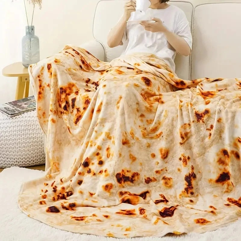 Realistic Food Flannel Blanket