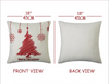 Holiday Cheer Christmas Cushion Cover Set (Set of 4)