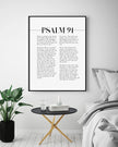 Psalm 91 Scripture Printed Wall Art