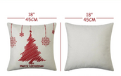 Holiday Spirit Christmas Cushion Covers (Set of 4)