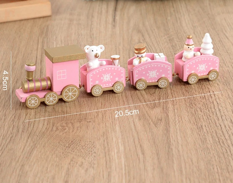 Holiday Express Christmas Wooden Train Decoration