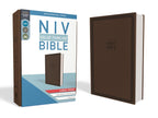 NIV Value Thinline Bible – Large Print, Brown (Black Letter Edition)
