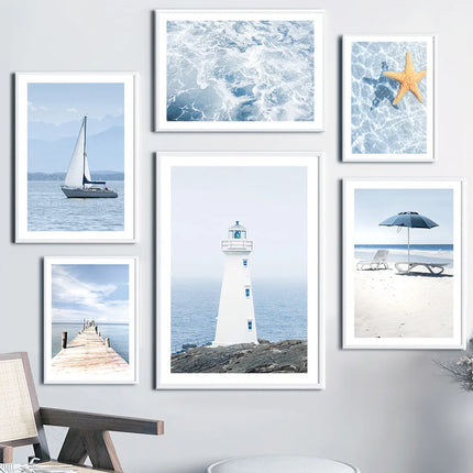 Blue Sky Coastal Printed Wall Art