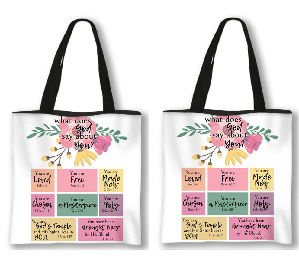 Christian Uplifting Quote Tote Shoulder Bag