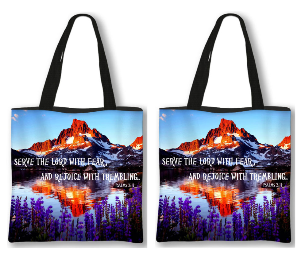 Christian Uplifting Quote Tote Shoulder Bag