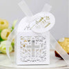 10pcs Cross Candy Dragee Boxes