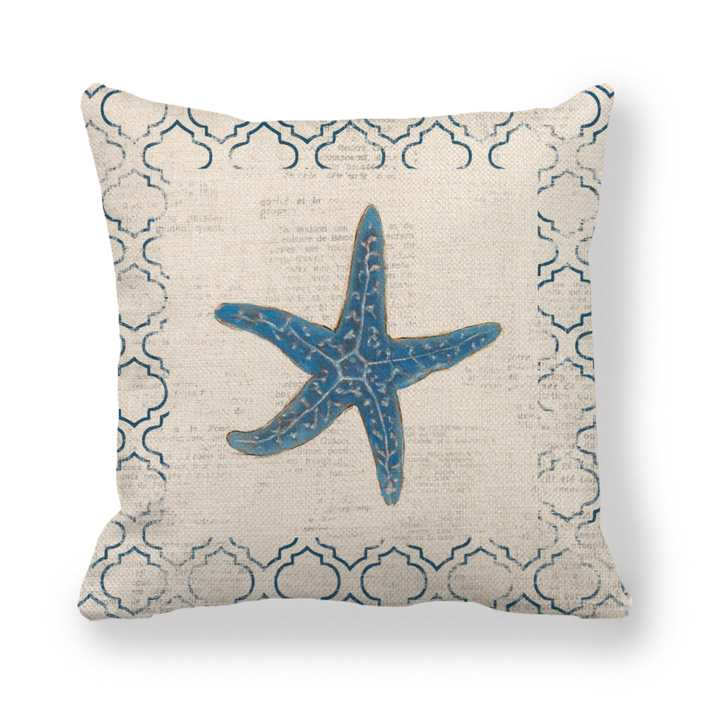 Marine Ocean Pattern Cushion Cover