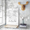 1 Corinthians 13:4-8 'Love Never Fails' Printed Wall Art