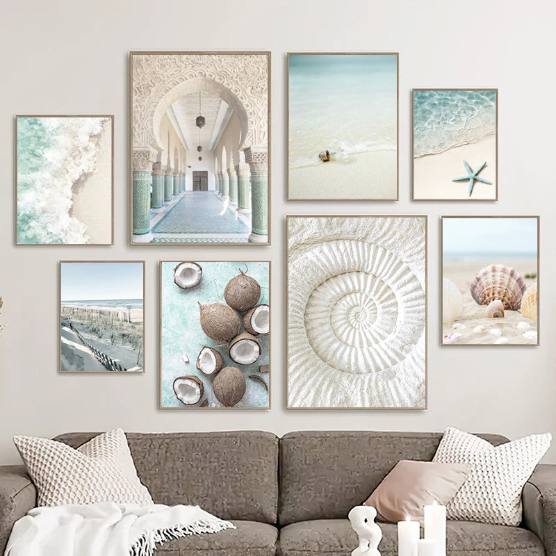 Tropical Summer Beach Print Wall Art