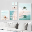 Sunset Beach Print Wall Art