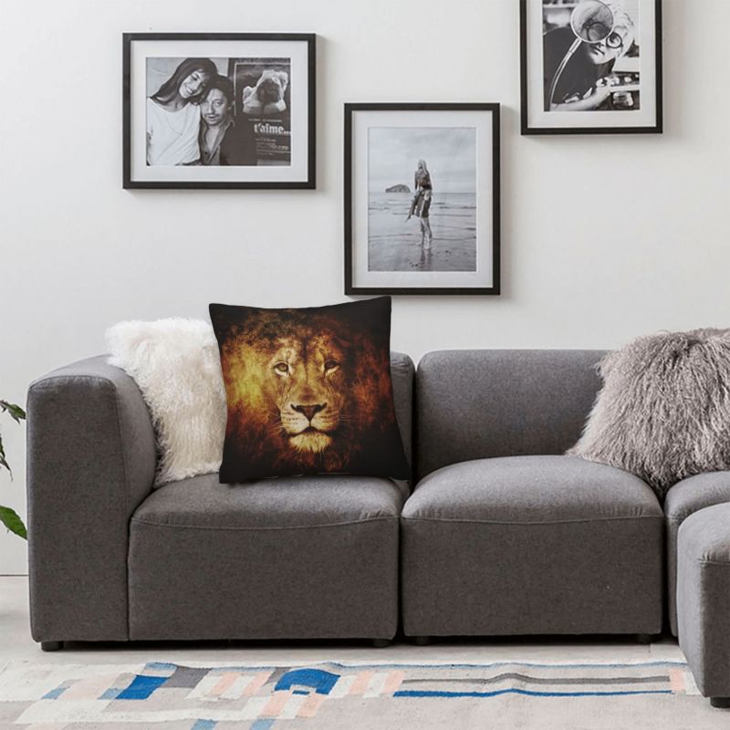 Lion of Judah Christian Cushion Cover