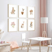 Light Apricot Nursery Printed Wall Art