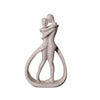 Abstract Embrace Couple Statue