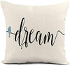 Cursive Home Terms Linen Cushion Cover